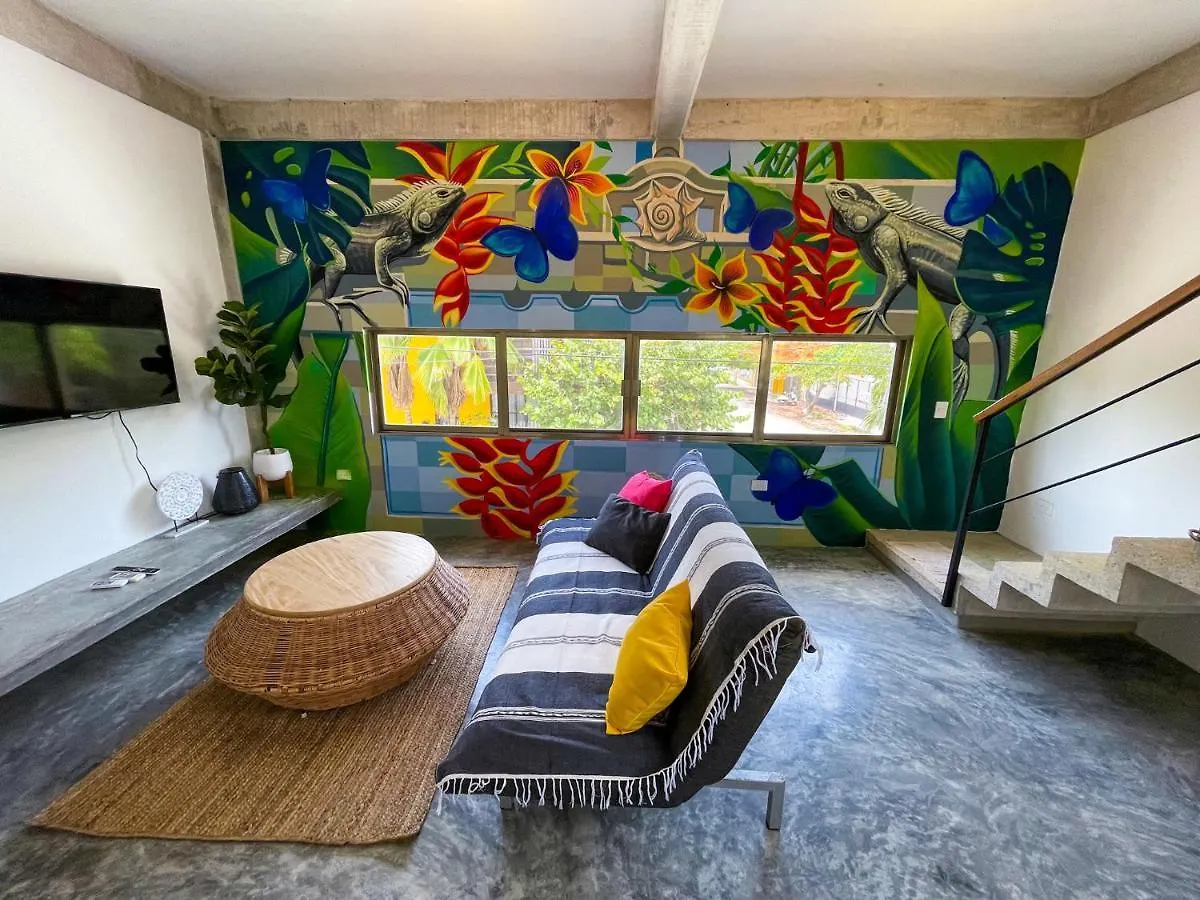 Katalox Jungle Lofts By Simply Comfort Tulum Centre Rooftop Patio & Pool Apartment 0*,