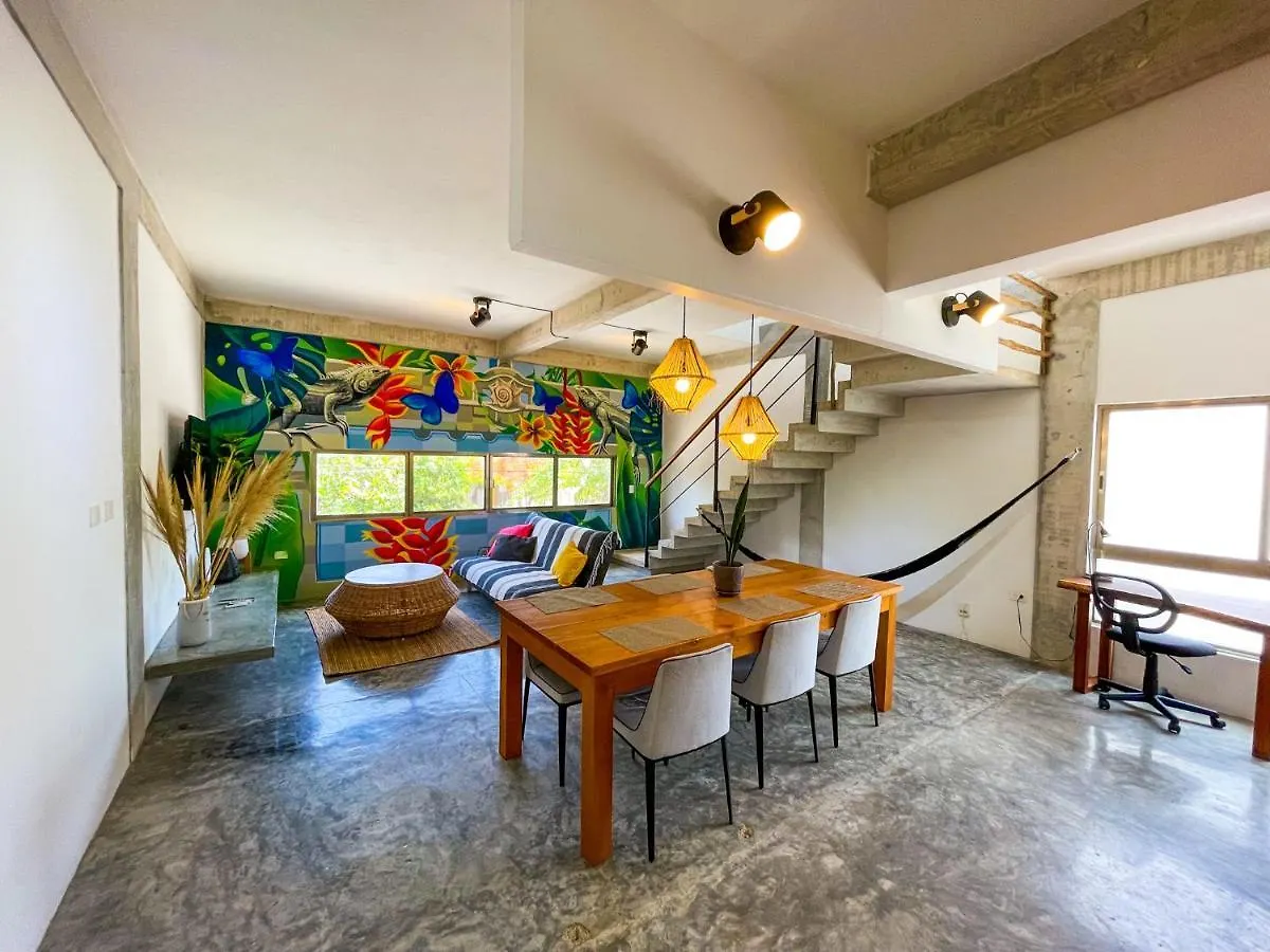 Katalox Jungle Lofts By Simply Comfort Tulum Centre Rooftop Patio & Pool Apartment 0*,